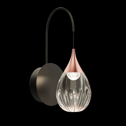 Настенный светильник MB24001004-1A copper/clear фото 2 Настенный светильник MB24001004-1A copper/clear фото 2