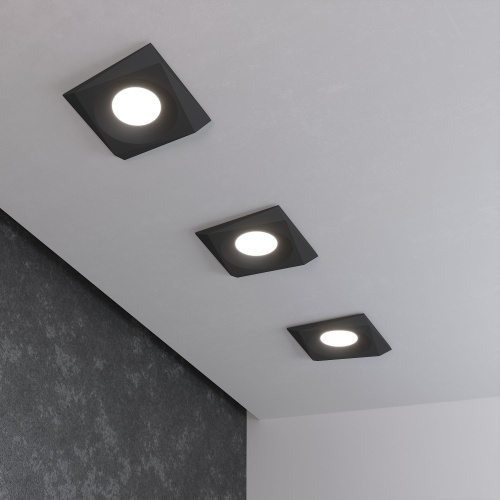 Встраиваемый точечный светильник 119 MR16 черный фото 5