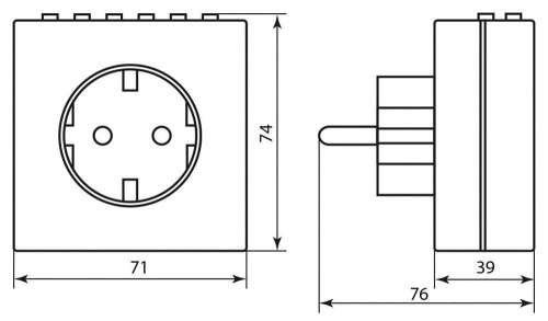 Розетка с таймером Feron TM21 недельная электронная мощность 3500W/16A фото 7