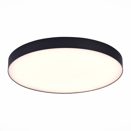 ST606.432.96 Светильник потолочный Черный LED 1*96W 3000K 8 640Lm Ra>85 120° IP20 D600xH55 185-265V Накладные светильники фото 3