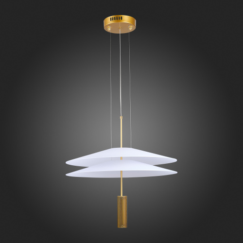 SL6101.203.01 Люстра подвесная ST-Luce Золотистый/Белый LED 1*10W 3000K ISOLA фото 6