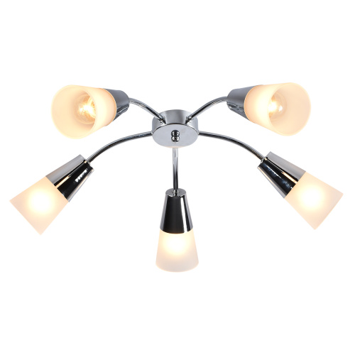 Потолочный светильник Escada 1100/5P Е14*40W Chrome Потолочный светильник Escada 1100/5P Е14*40W Chrome