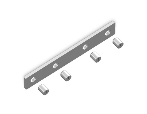 Комплект прямых соединителей для шинопровода в натяжной потолок Magnetic 25 220В 2 шт