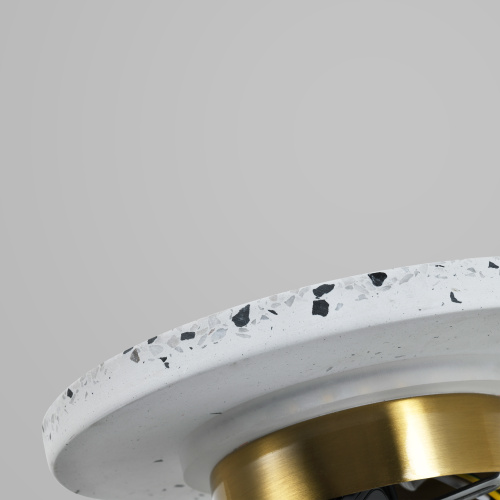 Светильник настенный из камня белый LED 3Вт D20см Zortes Terrazzo ZRS.1878.09 фото 6 Светильник настенный из камня белый LED 3Вт D20см Zortes Terrazzo ZRS.1878.09 фото 6