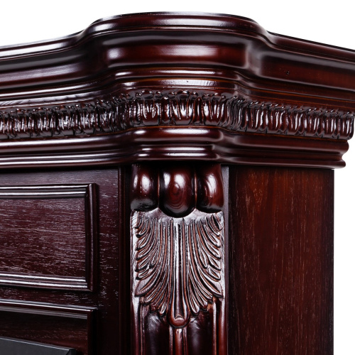 Каминокомплект BARCELONA/БАРСЕЛОНА Античный дуб с очагом Электроочаг MOONBLAZE LUX/МУНБЛЕЙЗ фото 5