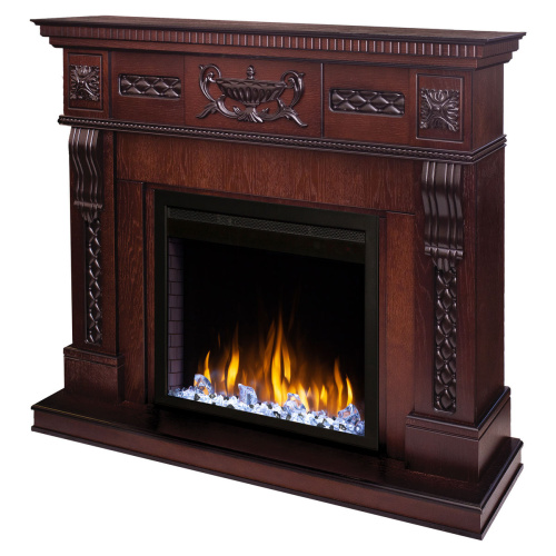 Электрокамин RealFlame Corsica Lux 25,5/26 AO античный дуб с очагом Saphir 25,5 фото 3
