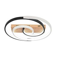 Потолочный светильник Escada 10265/1 LED*67W Black/Wood