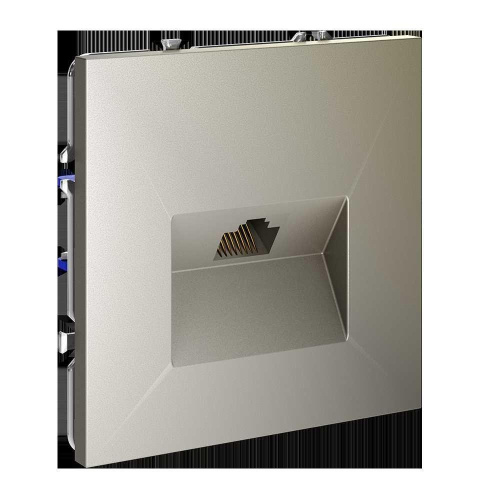 Розетка компьютерная встраиваемая Voltum S70 RJ45 кат.6, (шелк) VLS060104 Розетка компьютерная встраиваемая Voltum S70 RJ45 кат.6, (шелк) VLS060104