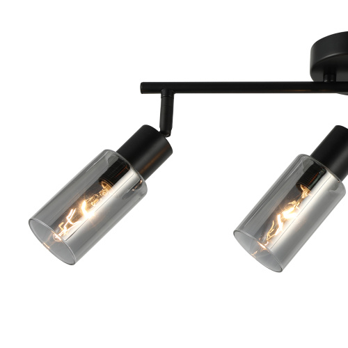 Настенно-потолочный свет Escada 10172/3A E14*40W Black/Chrome фото 3 Настенно-потолочный свет Escada 10172/3A E14*40W Black/Chrome фото 3