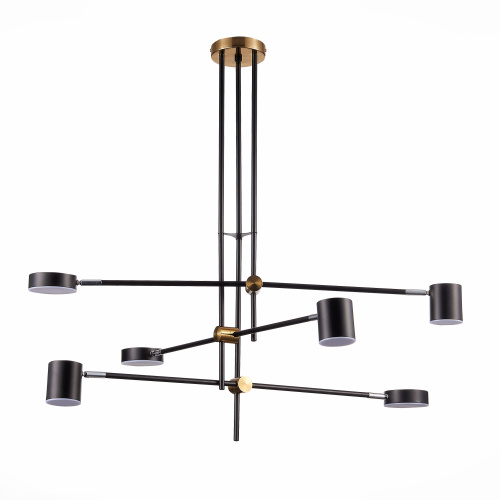 SL1604.432.06 Светильник потолочный ST-Luce Черный, Латунь/Черный LED 6*5W 3000K RODRIGO фото 13