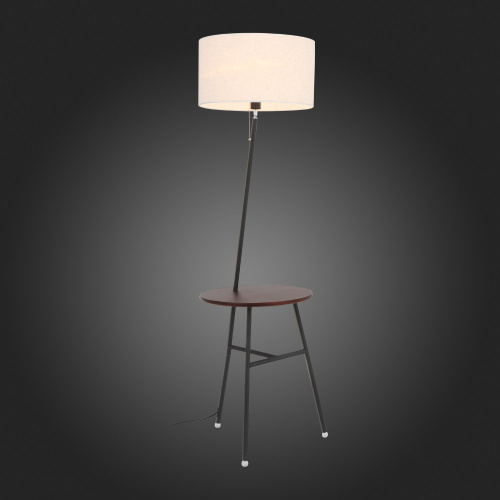 SLE302.415.01 Торшер ST-Luce Черный, Коричневый/Бежевый E27 1*40W MENOLA фото 3