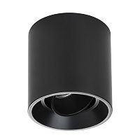051007 Светильник PVC BINOCO UNO GU10 ЧЕРНЫЙ