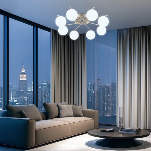 Citilux Адам Смарт CL228A181 RGB LED Умная люстра Матовый Хром фото 10 Citilux Адам Смарт CL228A181 RGB LED Умная люстра Матовый Хром фото 10