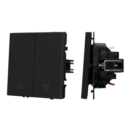 Механизм выключателя управления шторами SWT-NOBE-MKR2-SFPL-BK (230V, 10A) Arlight 054273 Механизм выключателя управления шторами SWT-NOBE-MKR2-SFPL-BK (230V, 10A) Arlight 054273