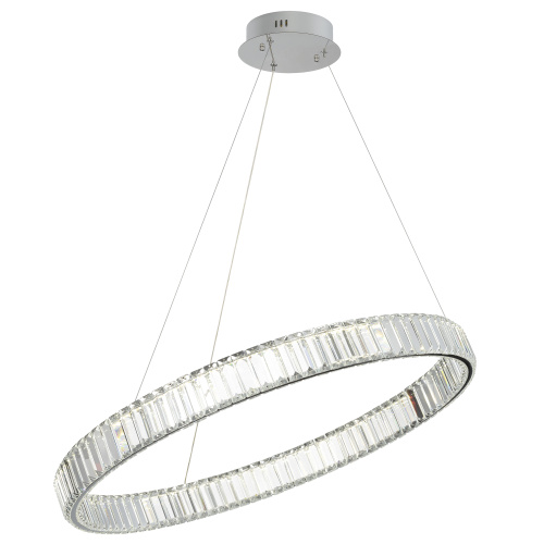 Citilux Чезаре CL338181 LED Люстра хрустальная с пультом Хром фото 2 Citilux Чезаре CL338181 LED Люстра хрустальная с пультом Хром фото 2