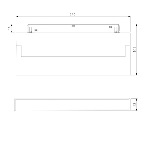 Slim Magnetic Трековый светильник 12W 4200K Kos чёрный 85085/01 85085/01 фото 8 Slim Magnetic Трековый светильник 12W 4200K Kos чёрный 85085/01 85085/01 фото 8