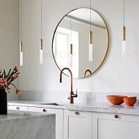 Подвесной светильник Cloyd FAGOTT P1 / выс. 38 см - золото (арт.10669)