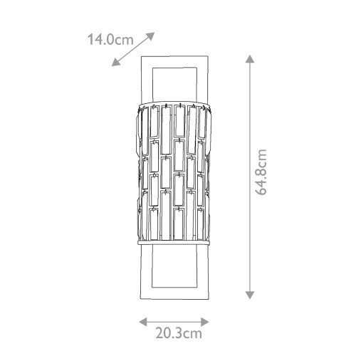 Бра Hinkley Lighting, Арт. HK-GEMMA2-B-VBZ фото 2