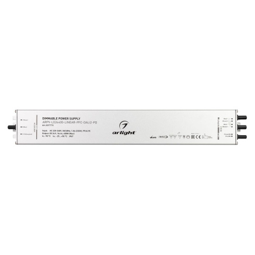 Блок питания Arlight ARPV-LG24400-Linear-PFC-Dali2-PD 24V 400W IP67 16,7A 037775 фото 2