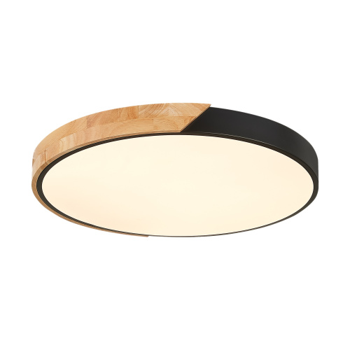 SLE200942-01 Светильник потолочный Черный, Светлое дерево/Белый LED 1*45W 3000K/4000K/6000K FESTA фото 7