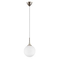 813033 Подвес GLOBO 1х40W E14 шампань/белый