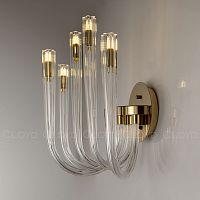 Бра Cloyd AEDA W5 / шир. 35 см - золото (арт.20477)