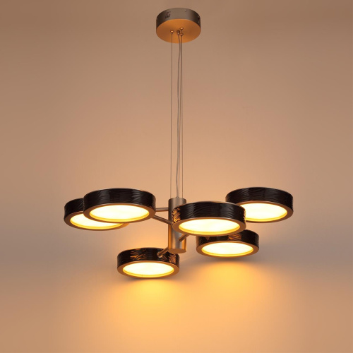 5451/99LB L-VISION ODL_EX26 черный/никель/металл/керамика/акрил Люстра LED 99W 2000К/3000K/4000K Rivera фото 4 5451/99LB L-VISION ODL_EX26 черный/никель/металл/керамика/акрил Люстра LED 99W 2000К/3000K/4000K Rivera фото 4