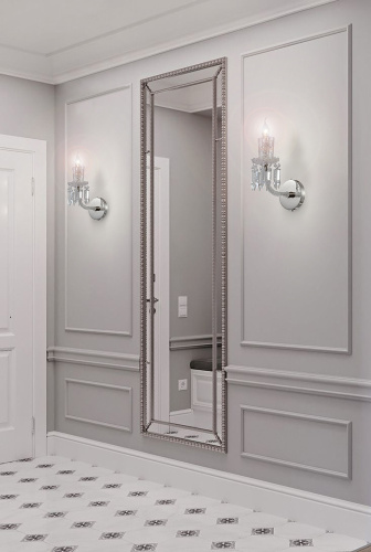 Настенный светильник Escada 1142/1A E14*40W Nickel фото 3 Настенный светильник Escada 1142/1A E14*40W Nickel фото 3