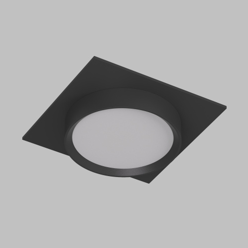 DK2091-BK Встраиваемый светильник FLAT, IP 20, до 15 Вт, GX53, LED, черный, алюминий фото 5