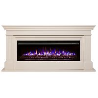 Каминокомплект ONTARIO/ЛЕОНАРДО Бежевый с очагом Электроочаг PREMIER/ПРЕМЬЕР 50