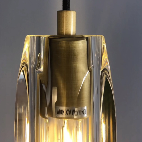 Подвесной светильник MT8851-1H bronze/clear фото 6