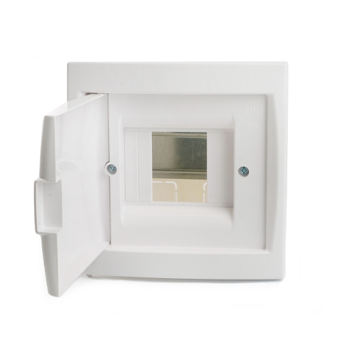 Бокс встраиваемый STEKKER EBX50-2/04-20 4 модуля, белый, пластик, серия ArcaClass фото 3
