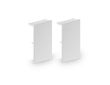 Комплект заглушек для накладного шинопровода Magnetic Ultra slim 26 48В белый 2шт