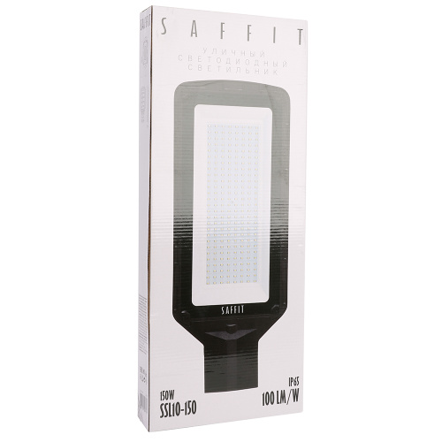 Светодиодный уличный консольный светильник SAFFIT SSL10-150 150W 5000K 230V, черный фото 6