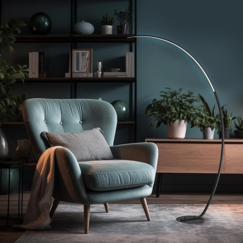 Напольный светильник Escada 10281/T LED*12W Black фото 4