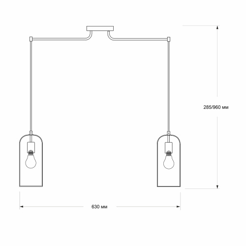 Подвесной светильник Escada 10198/6 E27*60W Black фото 2 Подвесной светильник Escada 10198/6 E27*60W Black фото 2