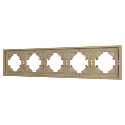 Рамка пластиковая FRM-TENDO-SFPL-5-GD Arlight 054658