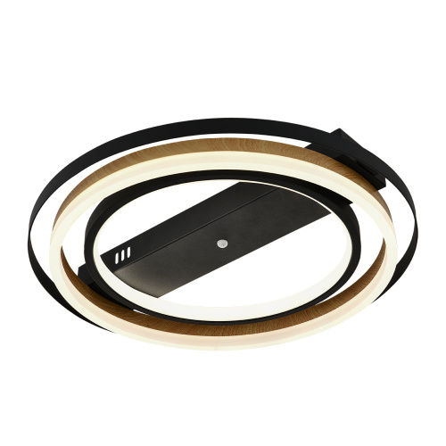 Потолочный светильник Escada 10247/2 LED*60W Black/Wood Потолочный светильник Escada 10247/2 LED*60W Black/Wood