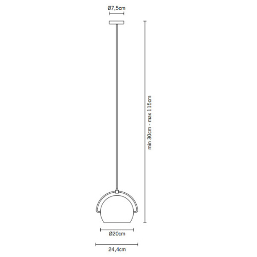 Подвесной светильник Beluga Steel d20 фото 2 Подвесной светильник Beluga Steel d20 фото 2