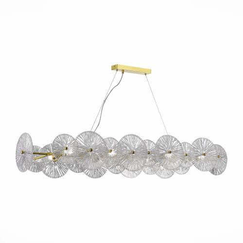 SL1657.213.08 Люстра подвесная ST-Luce Золотистый/Прозрачный E14 8*40W FLERO фото 6