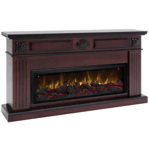 Каминокомплект SIENA/СИЕНА Античный дуб с очагом Электроочаг BEVERLY-S MULTY/БЕВЕРЛИ МУЛЬТИКОЛОР фото 2