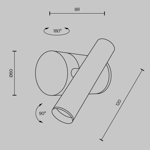 Настенный светильник (бра) Maytoni MOD433WL-L3BS3K1 фото 7