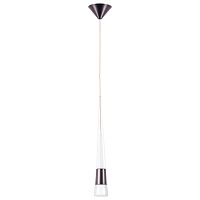 757011 Люстра CONE LED 5W 280LM КОФЕЙНЫЙ/БЕЛЫЙ/ПРОЗРАЧНЫЙ 3000K