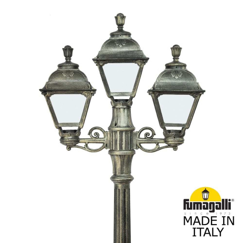 Fumagalli Садово-парковый фонарь FUMAGALLI RICU BISSO/CEFA 2+1 U23.157.S21.BYE27 фото 2 Fumagalli Садово-парковый фонарь FUMAGALLI RICU BISSO/CEFA 2+1 U23.157.S21.BYE27 фото 2