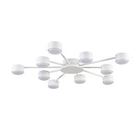 8343/10C COMFI LN26 252 белый, металл Люстра GX53 LED 10*7W 220V TORINA
