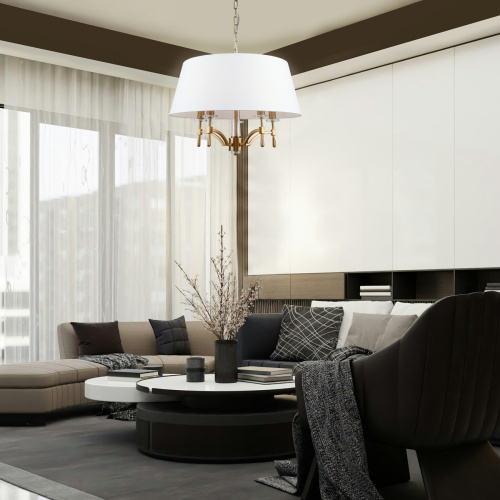 Подвесной светильник Escada 10163/5PL E14*40W Brass фото 2