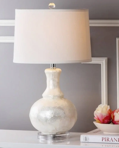 Настольная лампа с перламутром "Ная"