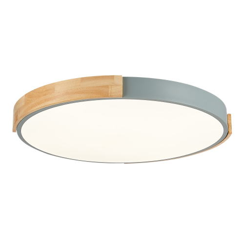 SLE201372-01 Светильник потолочный Серый, Светлое дерево/Белый LED 1*40W 3000K/4000K/6000K DELIA фото 4