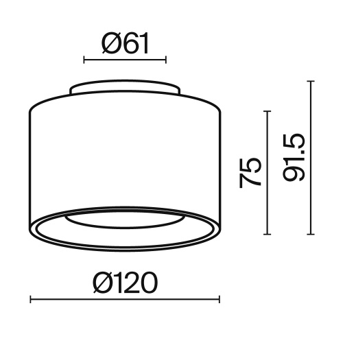 Потолочный светильник Technical C009CW-L16B4K фото 3