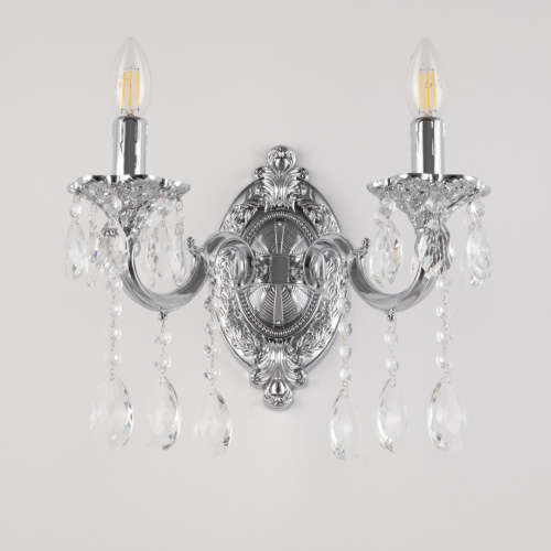 Бра с хрустальными подвесками AL7801B10/2/175 A Ni Bohemia Ivele Crystal (Богемия Ивеле Кристалл) фото 5